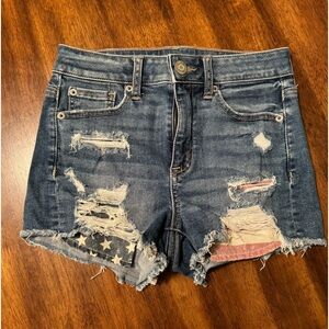 American eagle jean shorts